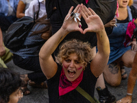 08/09/2023 Torino, Italy.
 Demonstration against femicides organized by the feminist collective ''Non Una di meno'' in Turin.
Italy is one o...