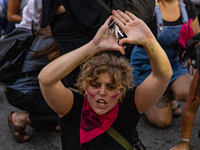 08/09/2023 Torino, Italy.
 Demonstration against femicides organized by the feminist collective ''Non Una di meno'' in Turin.
Italy is one o...