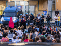 08/09/2023 Torino, Italy.
 Demonstration against femicides organized by the feminist collective ''Non Una di meno'' in Turin.
Italy is one o...