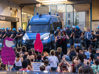 08/09/2023 Torino, Italy.
 Demonstration against femicides organized by the feminist collective ''Non Una di meno'' in Turin.
Italy is one o...