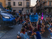 08/09/2023 Torino, Italy.
 Demonstration against femicides organized by the feminist collective ''Non Una di meno'' in Turin.
Italy is one o...