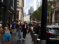 Twenty-two years after the collapse of the World Trade Center towers, a modern subway hub on Fulton Street connects to the World Trade Cente...