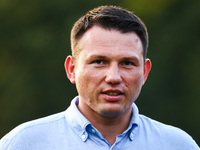 Co-leader of the Confederation Liberty and Independence party (Konfederacja), Slawomir Mentzen, is seen during a pre-election rally in Krako...