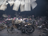 A fire broke out at Mohammadpur Krishi Market in Dhaka on September 14, 2023. A massive blaze has gutted shops in Dhaka's Mohammadpur Krishi...