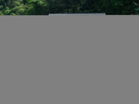 Children watch a Queue Demo at a new recruit training camp in Tianjia town, Neijiang city, Sichuan province, China, Sept. 15, 2023. Septembe...