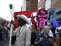 Thousands representing various groups participate in the ''End of Fossil Fuels'' protest across Midtown Manhattan on September, 17,2023 in N...