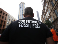 Thousands representing various groups participate in the ''End of Fossil Fuels'' protest across Midtown Manhattan on September, 17,2023 in N...