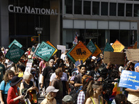 Thousands representing various groups participate in the ''End of Fossil Fuels'' protest across Midtown Manhattan on September, 17,2023 in N...