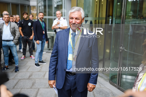 Gianfranco Comincioli attends the regional assembly of Coldiretti at Palazzo Lombardia on September 15, 2023 in Milan, Italy 