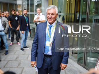 Gianfranco Comincioli attends the regional assembly of Coldiretti at Palazzo Lombardia on September 15, 2023 in Milan, Italy (