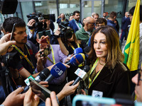 Daniela Santanche attends the regional assembly of Coldiretti at Palazzo Lombardia on September 15, 2023 in Milan, Italy (