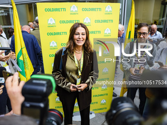 Daniela Santanche attends the regional assembly of Coldiretti at Palazzo Lombardia on September 15, 2023 in Milan, Italy (