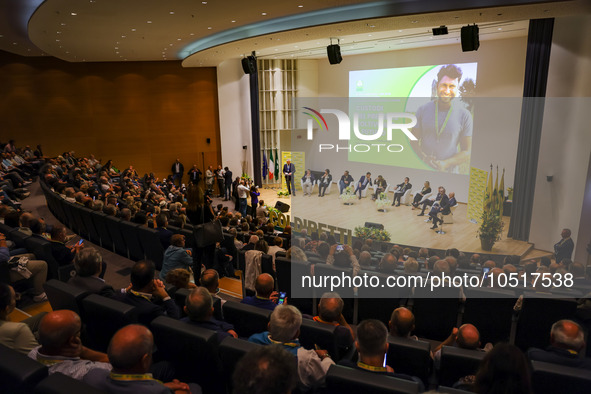 The regional assembly of Coldiretti at Palazzo Lombardia on September 15, 2023 in Milan, Italy 