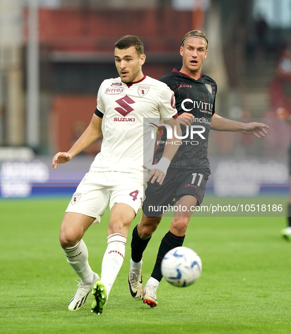 Erik Botheim of Us Salernitana 1919 during the Serie A TIM match between US Salernitana and Torino FC in Salerno, Italy, on September 18, 20...