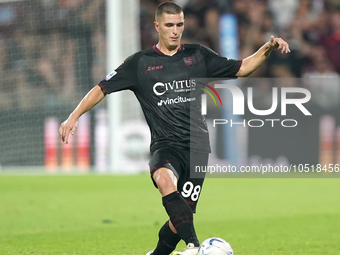 Lorenzo Pirola of Us Salernitana 1919 during the Serie A TIM match between US Salernitana and Torino FC in Salerno, Italy, on September 18,...