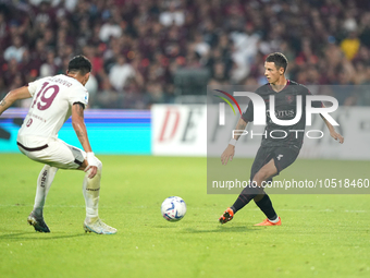 Domagoj Bradaric of Us Salernitana 1919 during the Serie A TIM match between US Salernitana and Torino FC in Salerno, Italy, on September 18...