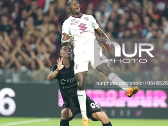 Demba Seck of Torino Fc during the Serie A TIM match between US Salernitana and Torino FC in Salerno, Italy, on September 18, 2023. (