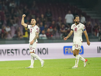 Nemanja Radonjic of Torino Fc celebrate the goal during the Serie A TIM match between US Salernitana and Torino FC in Salerno, Italy, on Sep...