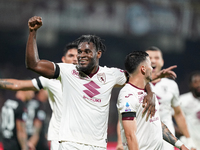 Nemanja Radonjic of Torino Fc celebrate the goal during the Serie A TIM match between US Salernitana and Torino FC in Salerno, Italy, on Sep...