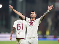 Nemanja Radonjic of Torino Fc celebrate the goal during the Serie A TIM match between US Salernitana and Torino FC in Salerno, Italy, on Sep...