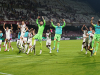 Players of Torino Fc celebrate the win during the Serie A TIM match between US Salernitana and Torino FC in Salerno, Italy, on September 18,...