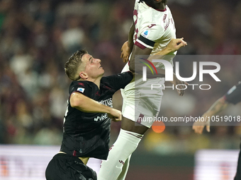 Duvan Zapata of Torino Fc during the Serie A TIM match between US Salernitana and Torino FC in Salerno, Italy, on September 18, 2023. (