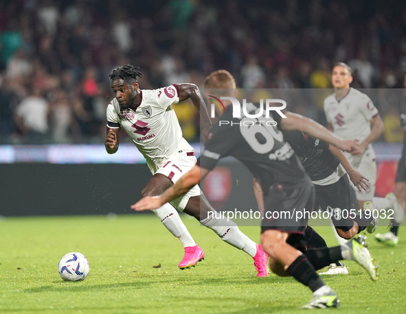 Duvan Zapata of Torino Fc during the Serie A TIM match between US Salernitana and Torino FC in Salerno, Italy, on September 18, 2023. 