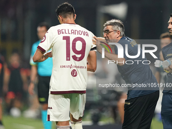 Raoul Bellanova of Torino Fc during the Serie A TIM match between US Salernitana and Torino FC in Salerno, Italy, on September 18, 2023. (