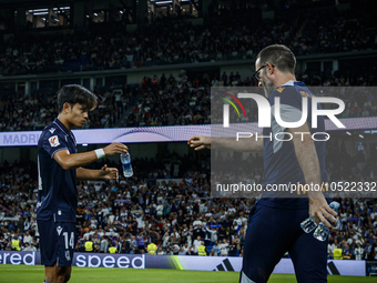 
Joselu of Real Madrid during the LaLiga EA Sports match between Real Madrid  and Real Sociedad at the Estadio Santiago Bernabeu on Septembe...