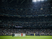 
Players of both teams during the LaLiga EA Sports match between Real Madrid  and Real Sociedad at the Estadio Santiago Bernabeu on Septembe...