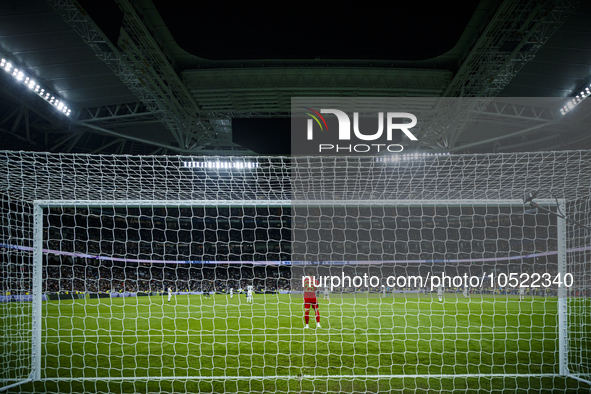 
Kepa Arrizabalaga of Real Madrid during the LaLiga EA Sports match between Real Madrid  and Real Sociedad at the Estadio Santiago Bernabeu...