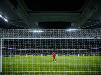 
Kepa Arrizabalaga of Real Madrid during the LaLiga EA Sports match between Real Madrid  and Real Sociedad at the Estadio Santiago Bernabeu...