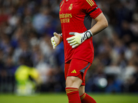 
Kepa Arrizabalaga of Real Madrid during the LaLiga EA Sports match between Real Madrid  and Real Sociedad at the Estadio Santiago Bernabeu...