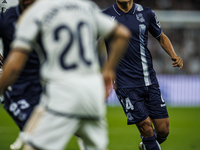 
Takefusa Kubo of Real Sociedad during the LaLiga EA Sports match between Real Madrid  and Real Sociedad at the Estadio Santiago Bernabeu on...