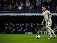 
Federico Valverde of Real Madrid during the LaLiga EA Sports match between Real Madrid  and Real Sociedad at the Estadio Santiago Bernabeu...