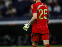 
Kepa Arrizabalaga of Real Madrid during the LaLiga EA Sports match between Real Madrid  and Real Sociedad at the Estadio Santiago Bernabeu...