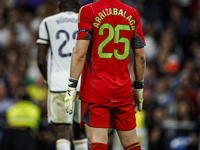 
Kepa Arrizabalaga of Real Madrid during the LaLiga EA Sports match between Real Madrid  and Real Sociedad at the Estadio Santiago Bernabeu...