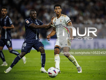 
Jude Bellingham of Real Madrid during the LaLiga EA Sports match between Real Madrid  and Real Sociedad at the Estadio Santiago Bernabeu on...