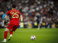 
Kepa Arrizabalaga of Real Madrid during the LaLiga EA Sports match between Real Madrid  and Real Sociedad at the Estadio Santiago Bernabeu...