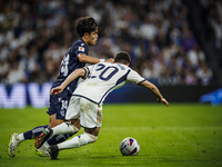 
Joselu of Real Madrid during the LaLiga EA Sports match between Real Madrid  and Real Sociedad at the Estadio Santiago Bernabeu on Septembe...