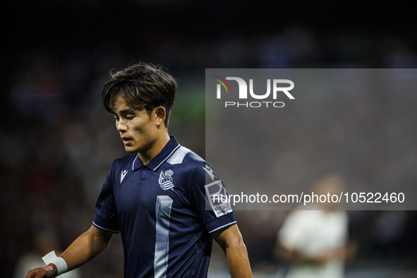 
Joselu of Real Madrid during the LaLiga EA Sports match between Real Madrid  and Real Sociedad at the Estadio Santiago Bernabeu on Septembe...