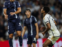 
David Alaba of Real Madrid during the LaLiga EA Sports match between Real Madrid  and Real Sociedad at the Estadio Santiago Bernabeu on Sep...