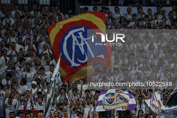 
MAdrid supporters during the LaLiga EA Sports match between Real Madrid  and Real Sociedad at the Estadio Santiago Bernabeu on September 17...