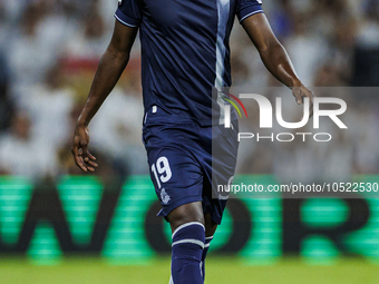 
Umar Sadiq of Real Sociedad during the LaLiga EA Sports match between Real Madrid  and Real Sociedad at the Estadio Santiago Bernabeu on Se...