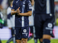 
Takefusa Kubo of Real Sociedad during the LaLiga EA Sports match between Real Madrid  and Real Sociedad at the Estadio Santiago Bernabeu on...