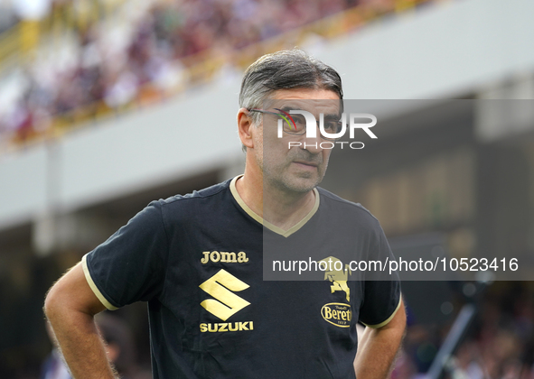 Ivan Juric head coach of Torino Fc during the Serie A TIM match between US Salernitana and Torino FC in Salerno, Italy, on September 18, 202...