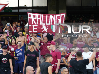 Supporters of Torino Fc during the Serie A TIM match between US Salernitana and Torino FC in Salerno, Italy, on September 18, 2023. (