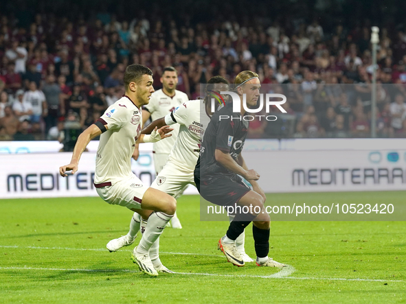 Erik Botheim of Us Salernitana 1919 during the Serie A TIM match between US Salernitana and Torino FC in Salerno, Italy, on September 18, 20...