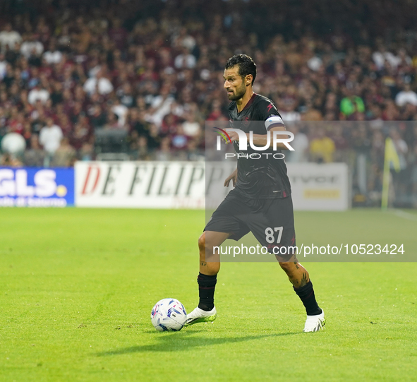 Antonio Candreva of Us Salernitana 1919 during the Serie A TIM match between US Salernitana and Torino FC in Salerno, Italy, on September 18...