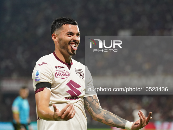 Nemanja Radonjic of Torino Fc during the Serie A TIM match between US Salernitana and Torino FC in Salerno, Italy, on September 18, 2023. 